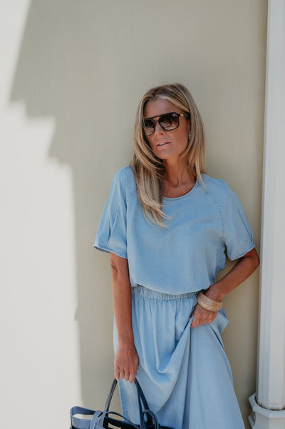 Sciarpa blouse I Blue - Wild Souls by JV® - Blouses