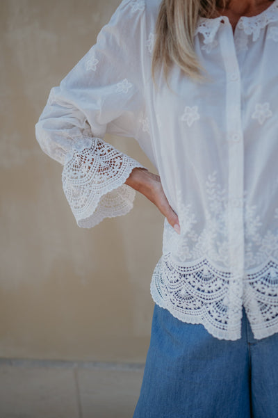 Sciogli blouse I White - Wild Souls by JV® - Blouses