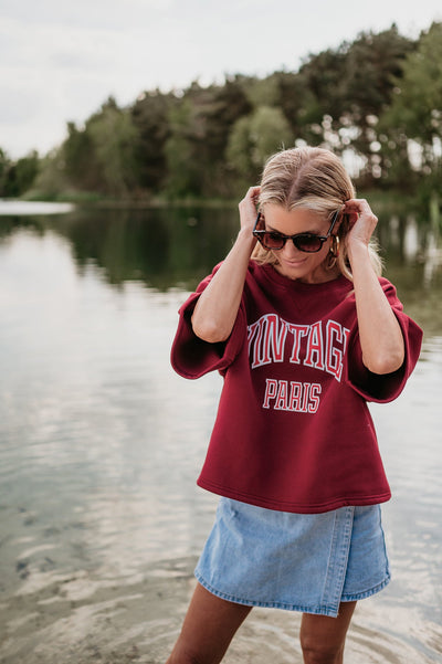 Scoglio sweater I Bordeaux - Wild Souls by JV® - Sweaters