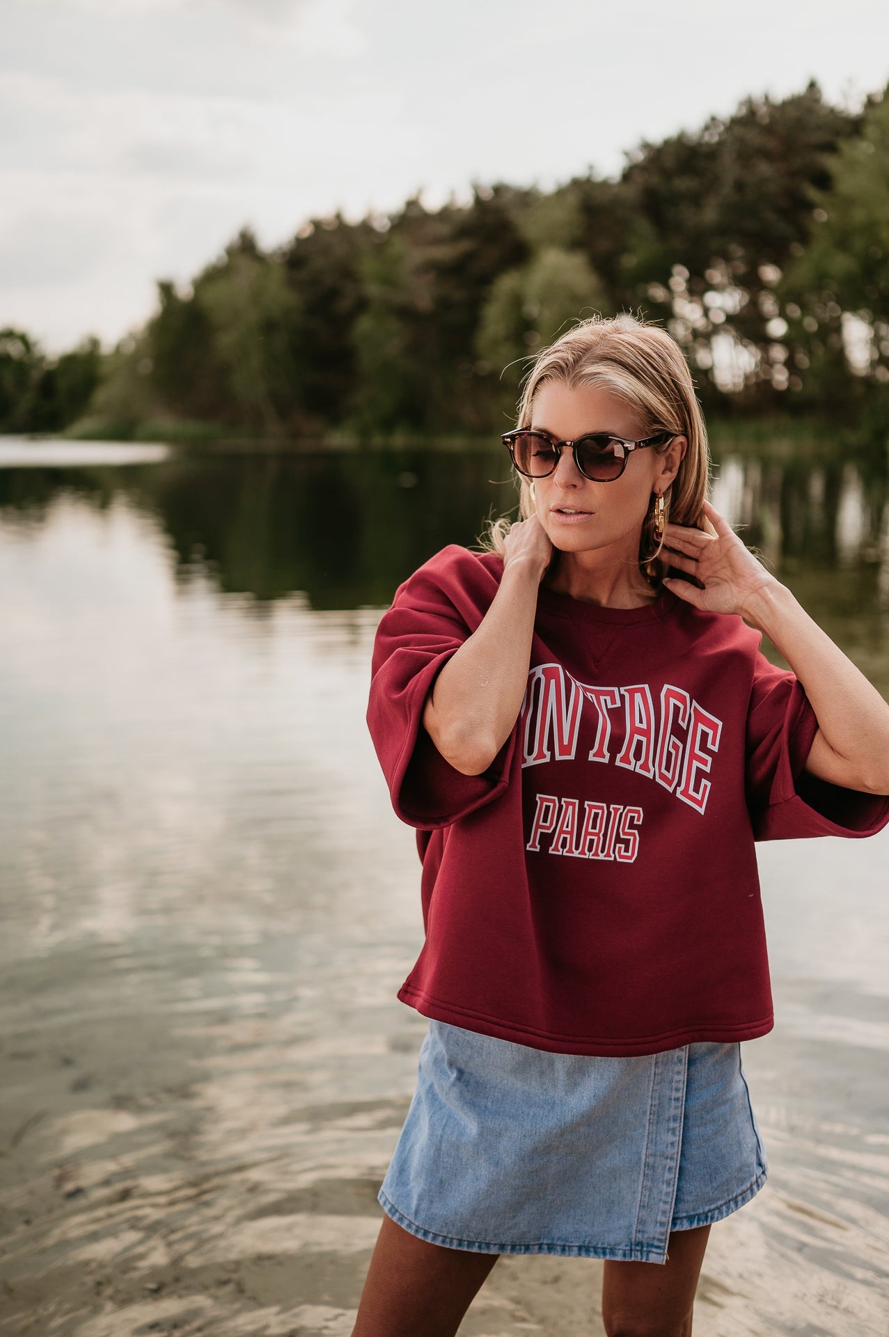 Scoglio sweater I Bordeaux - Wild Souls by JV® - Sweaters