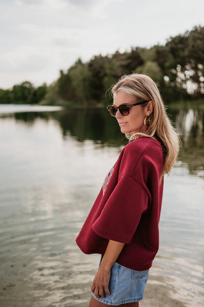 Scoglio sweater I Bordeaux - Wild Souls by JV® - Sweaters