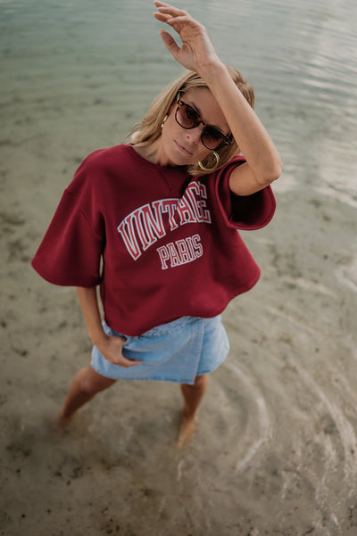 Scoglio sweater I Bordeaux - Wild Souls by JV® - Sweaters