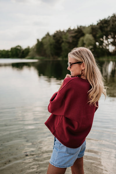 Scoglio sweater I Bordeaux - Wild Souls by JV® - Sweaters