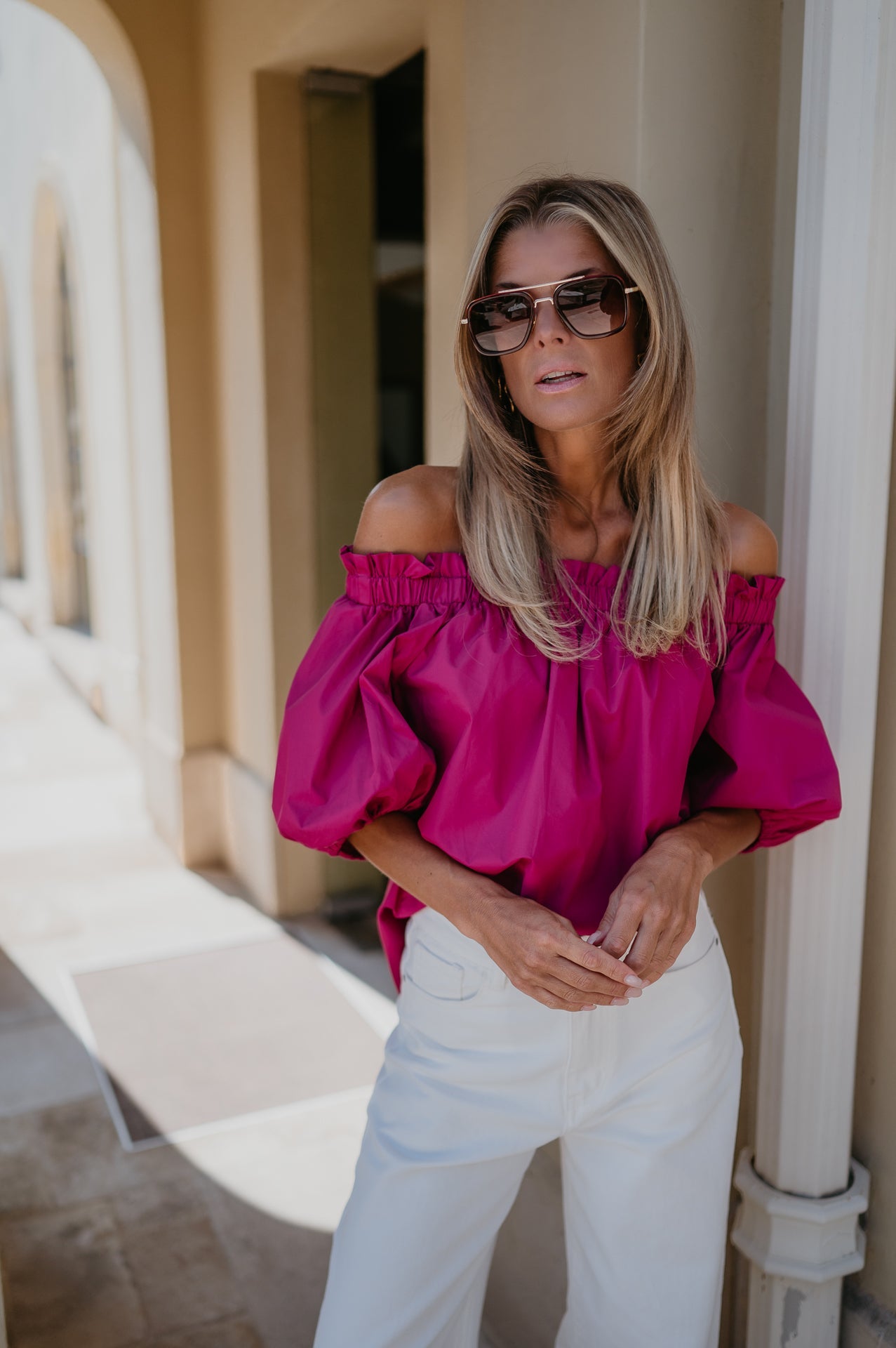 Scrisse top I Fuchsia - Wild Souls by JV® - Tops