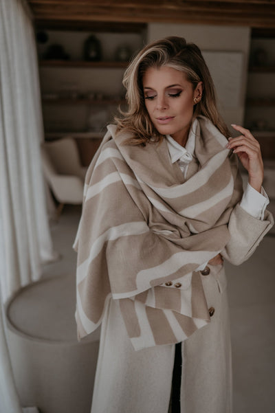 Scroscio scarf I Beige - Wild Souls by JV® - Scarfs