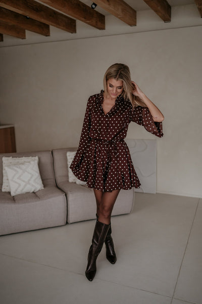 Sepolto dress I Chocolate Brown - Wild Souls by JV® - Dresses