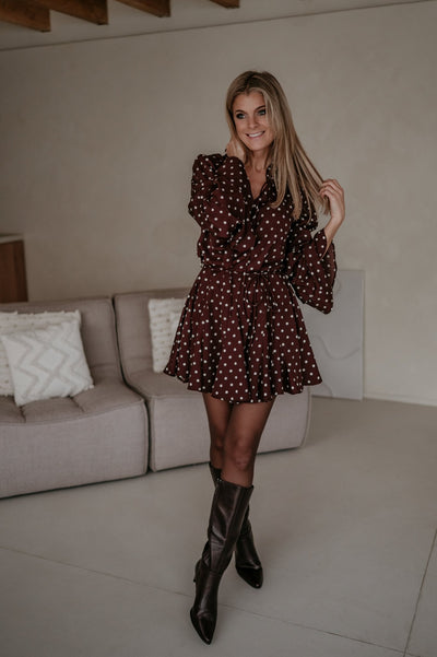 Sepolto dress I Chocolate Brown - Wild Souls by JV® - Dresses