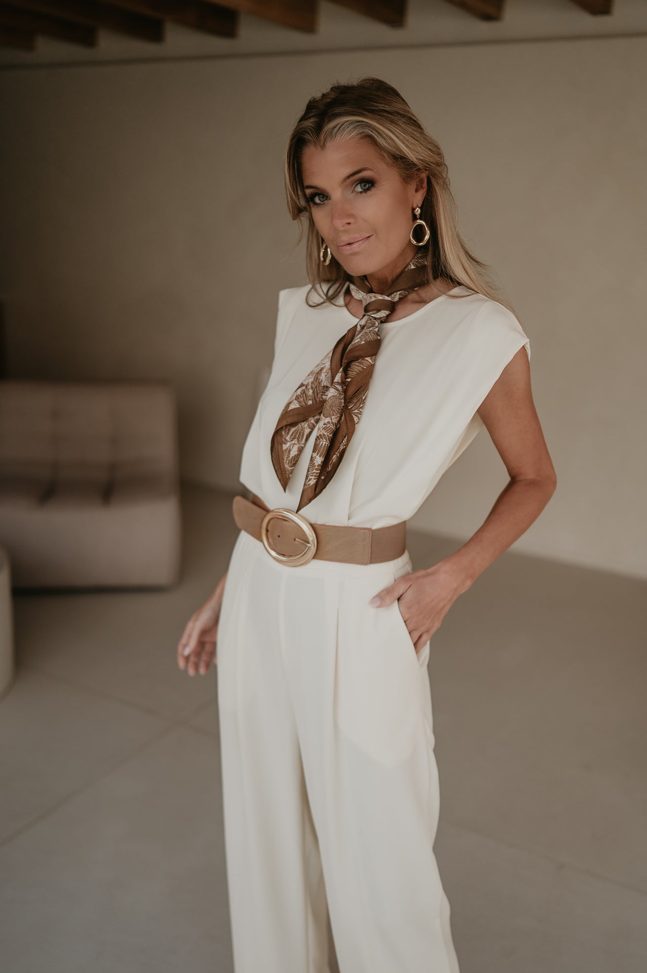 Sfinito jumpsuit I Ecru - Wild Souls by JV® - Jumpsuits