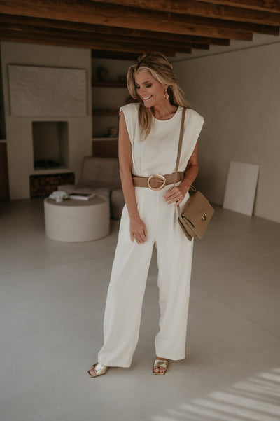 Sfinito jumpsuit I Ecru - Wild Souls by JV® - Jumpsuits