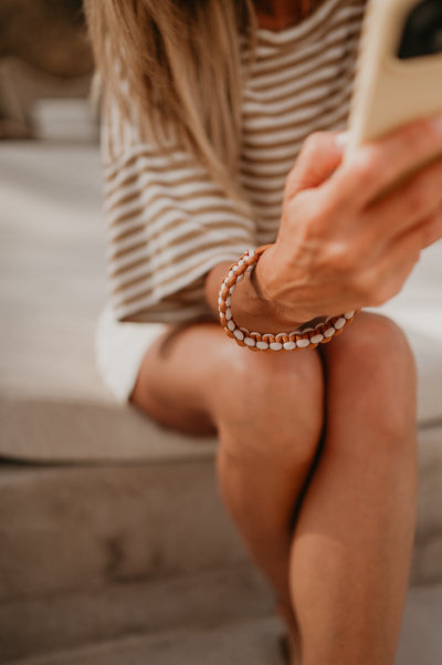 Sibilo phone cord I Brown - Wild Souls by JV® - Phone cords