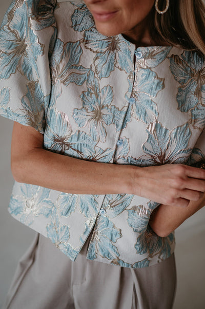 Situata blouse I Blue - Wild Souls by JV® - Blouses