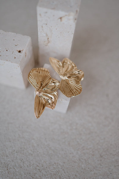Smania earrings I Gold - Wild Souls by JV® - Earrings
