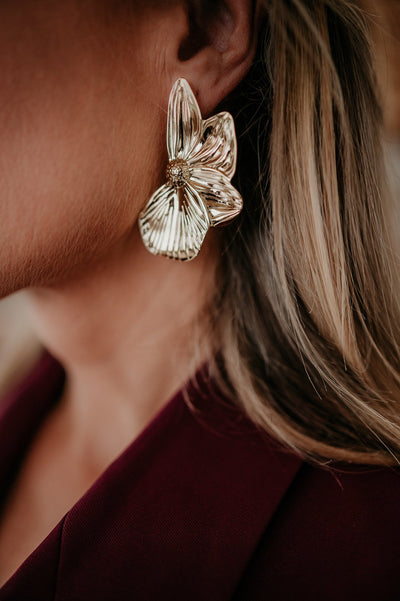 Smania earrings I Gold - Wild Souls by JV® - Earrings