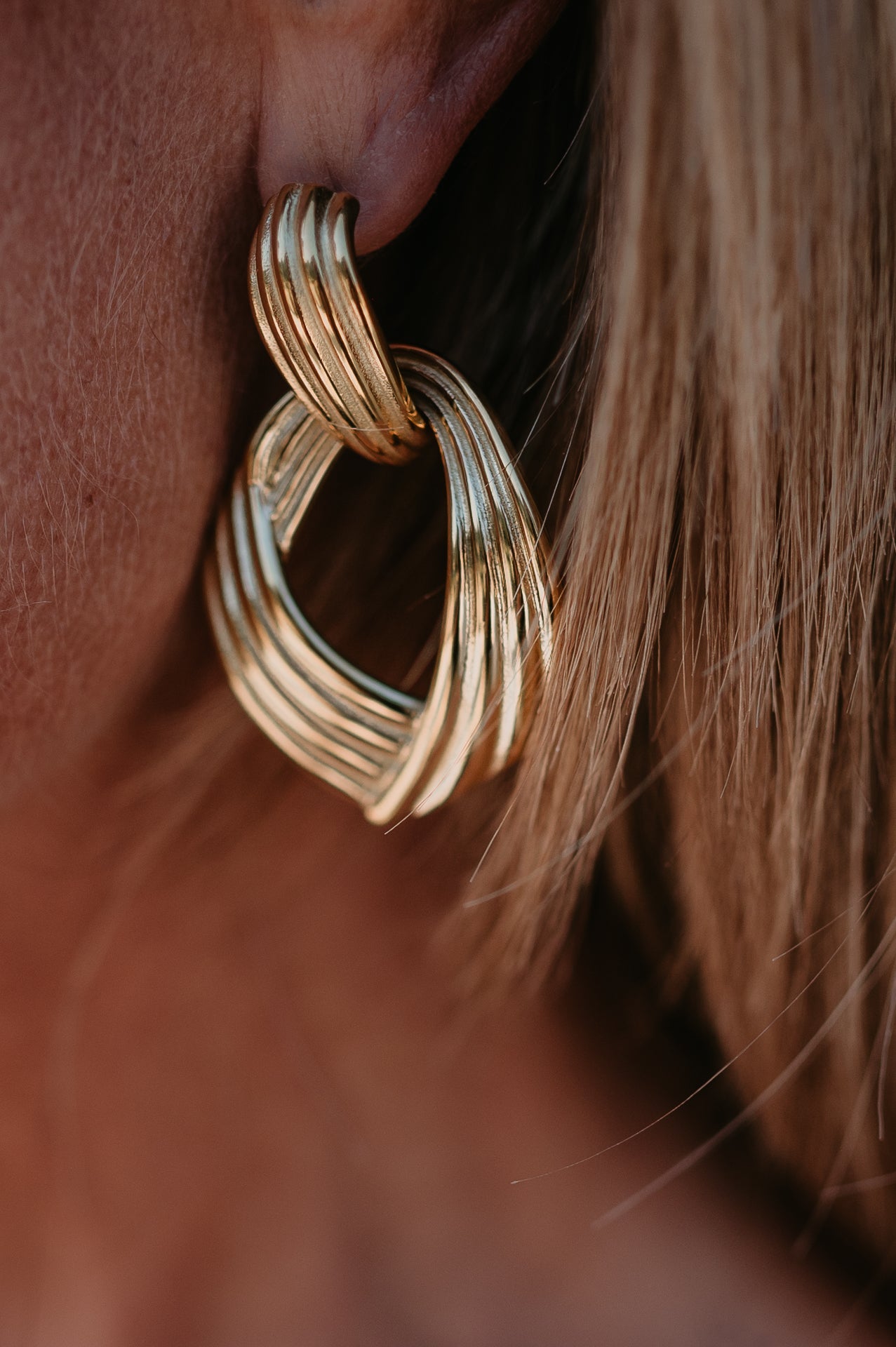 Snello earrings I Gold - Wild Souls by JV® - Earrings