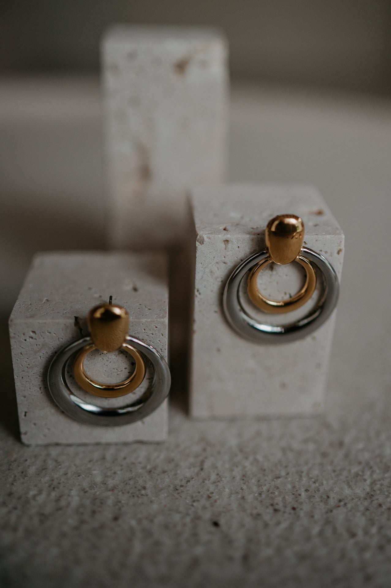 Soavita earrings I Gold & Silver - Wild Souls by JV® - Earrings