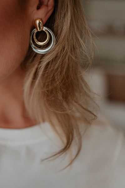 Soavita earrings I Gold & Silver - Wild Souls by JV® - Earrings