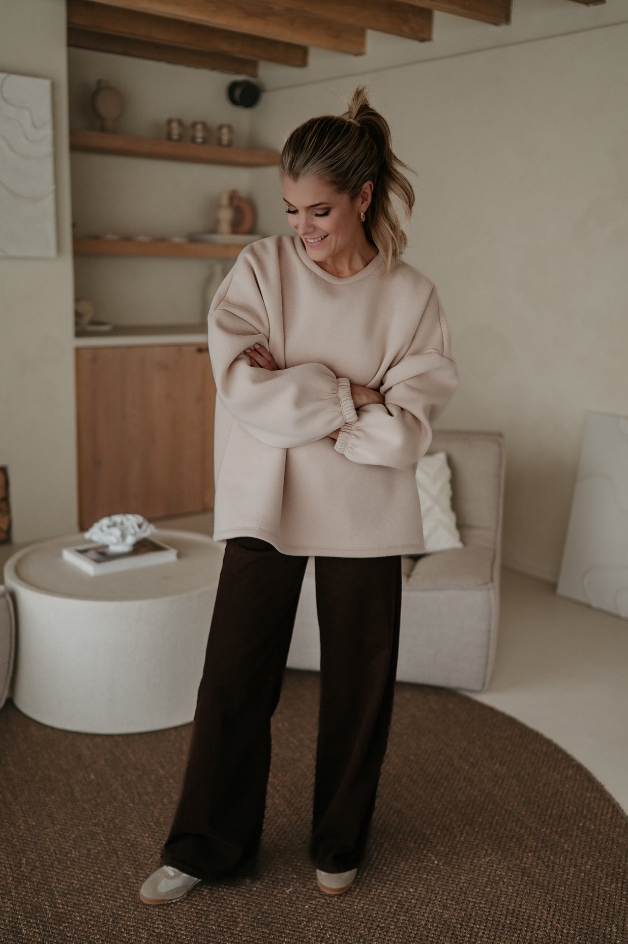 Solido sweater 'HELDIN' I Beige - Wild Souls by JV® - 