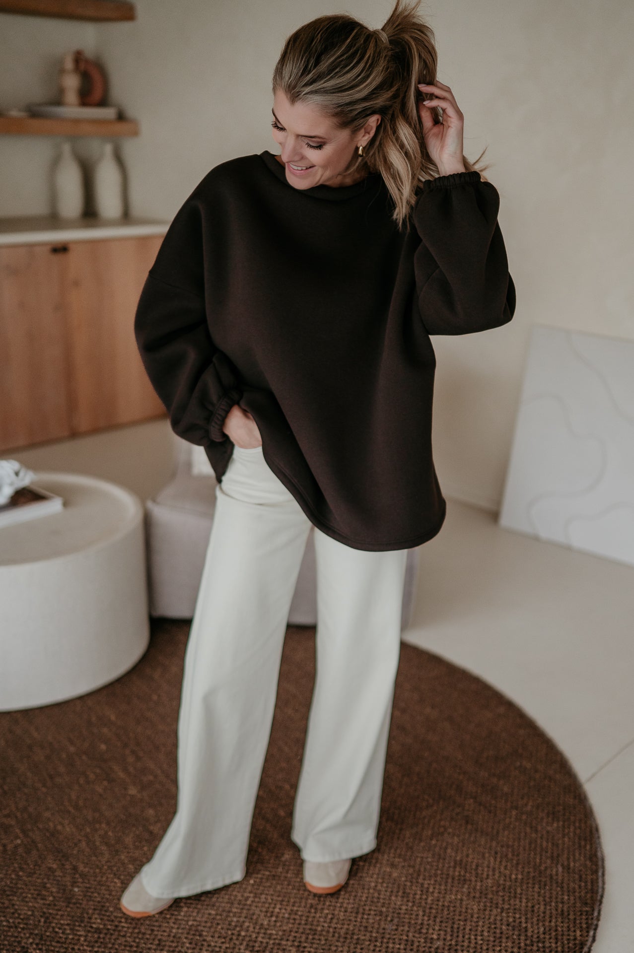 Solido sweater 'HELDIN' I Brown - Wild Souls by JV® - 