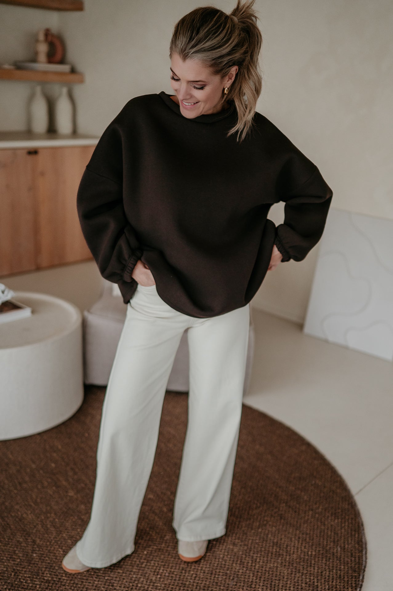 Solido sweater 'HELDIN' I Brown - Wild Souls by JV® - 