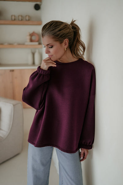 Solido sweater 'HELDIN' I Burgundy - Wild Souls by JV® - 