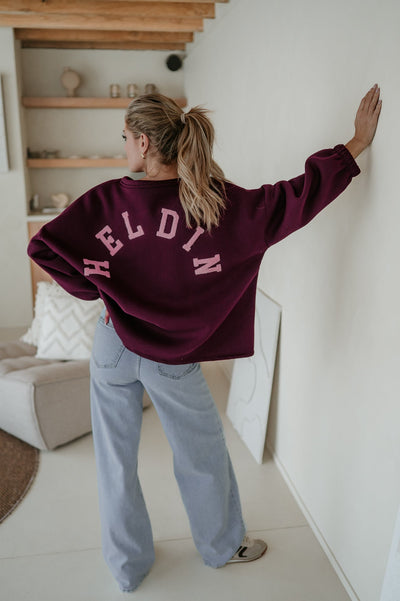 Solido sweater 'HELDIN' I Burgundy - Wild Souls by JV® - 
