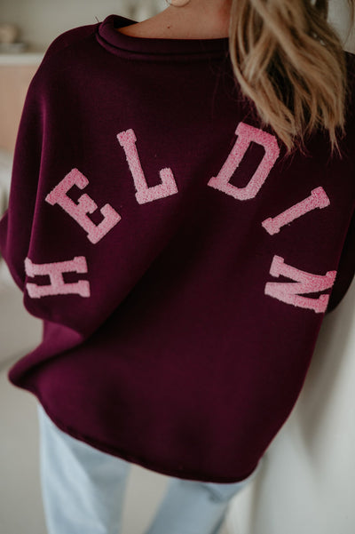 Solido sweater 'HELDIN' I Burgundy - Wild Souls by JV® - 