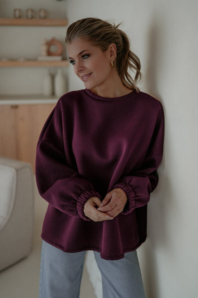 Solido sweater 'HELDIN' I Burgundy - Wild Souls by JV® - 