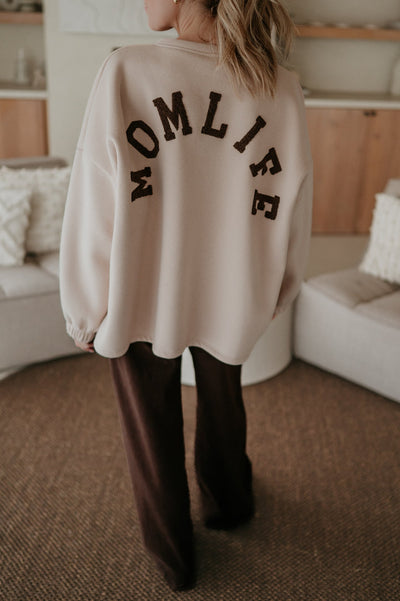 Solido sweater 'MOMLIFE' I Beige - Wild Souls by JV® - 