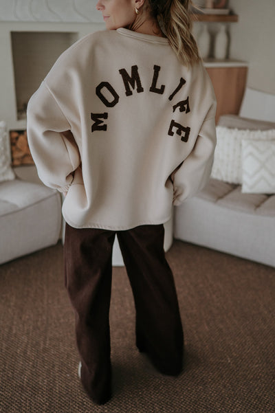 Solido sweater 'MOMLIFE' I Beige - Wild Souls by JV® - 