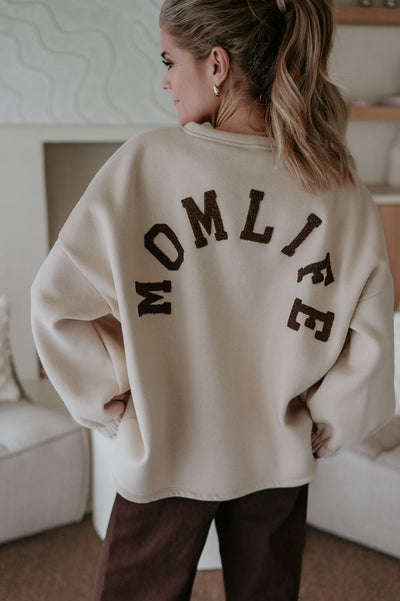 Solido sweater 'MOMLIFE' I Beige - Wild Souls by JV® - 