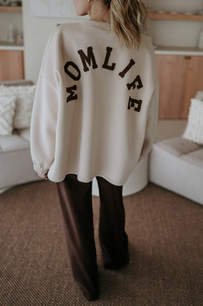 Solido sweater 'MOMLIFE' I Beige - Wild Souls by JV® - 