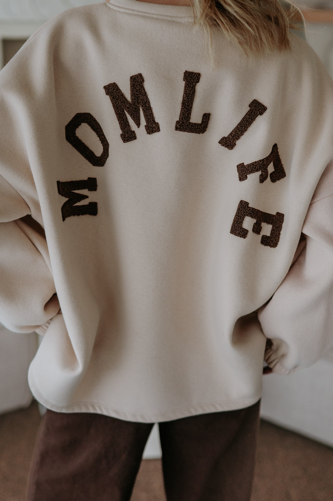 Solido sweater 'MOMLIFE' I Beige - Wild Souls by JV® - 