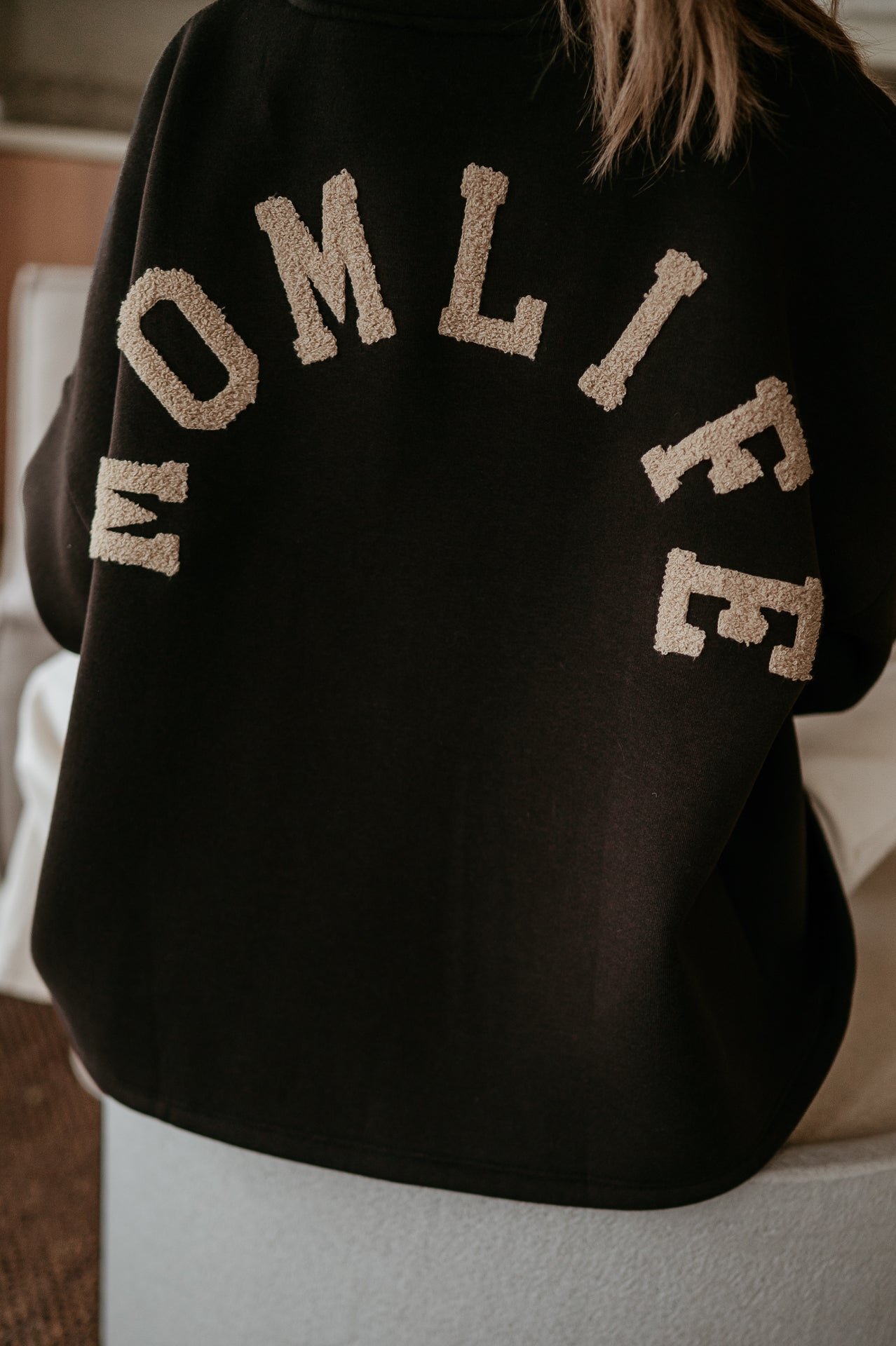 Solido sweater 'MOMLIFE' I Brown - Wild Souls by JV® - 