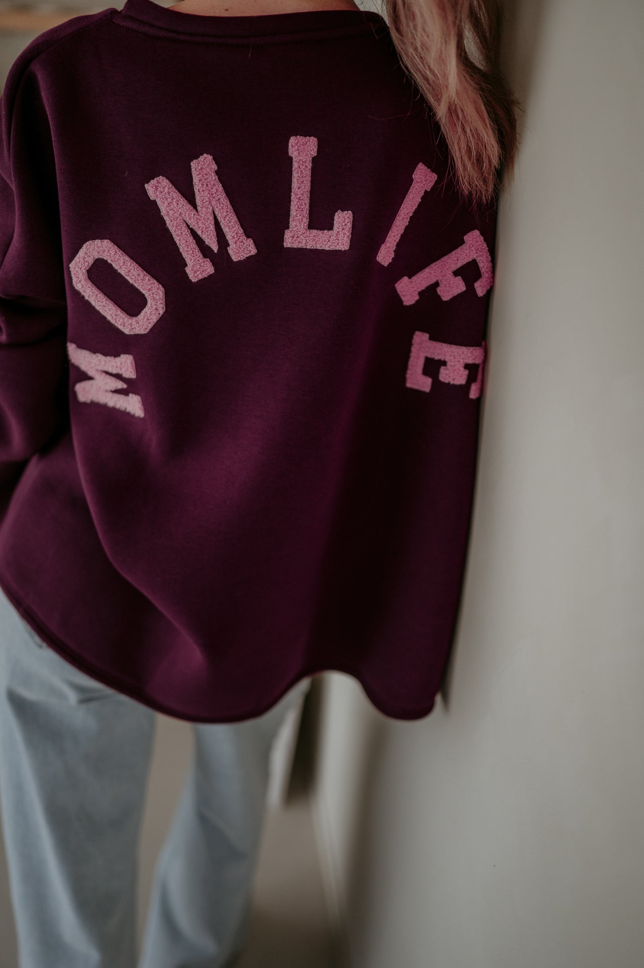 Solido sweater 'MOMLIFE' I Burgundy - Wild Souls by JV® - 