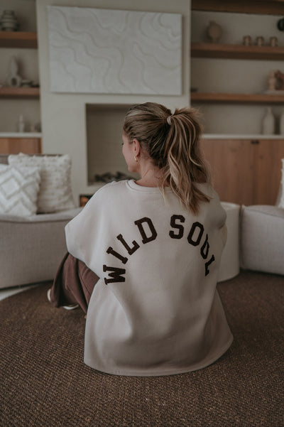 Solido sweater 'WILD SOUL' I Beige - Wild Souls by JV® - 
