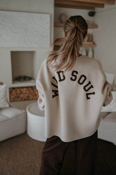 Solido sweater 'WILD SOUL' I Beige - Wild Souls by JV® - 