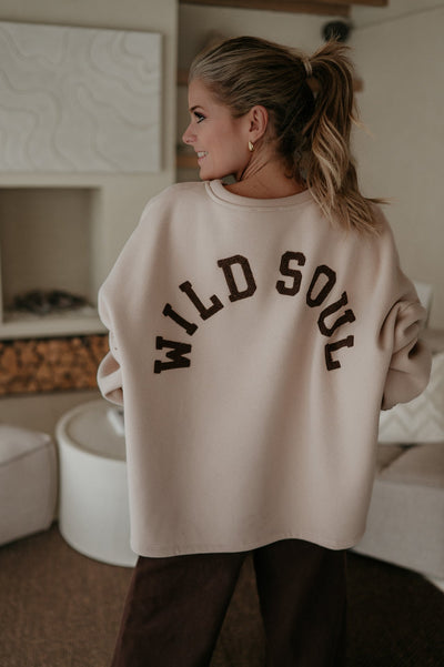 Solido sweater 'WILD SOUL' I Beige - Wild Souls by JV® - 