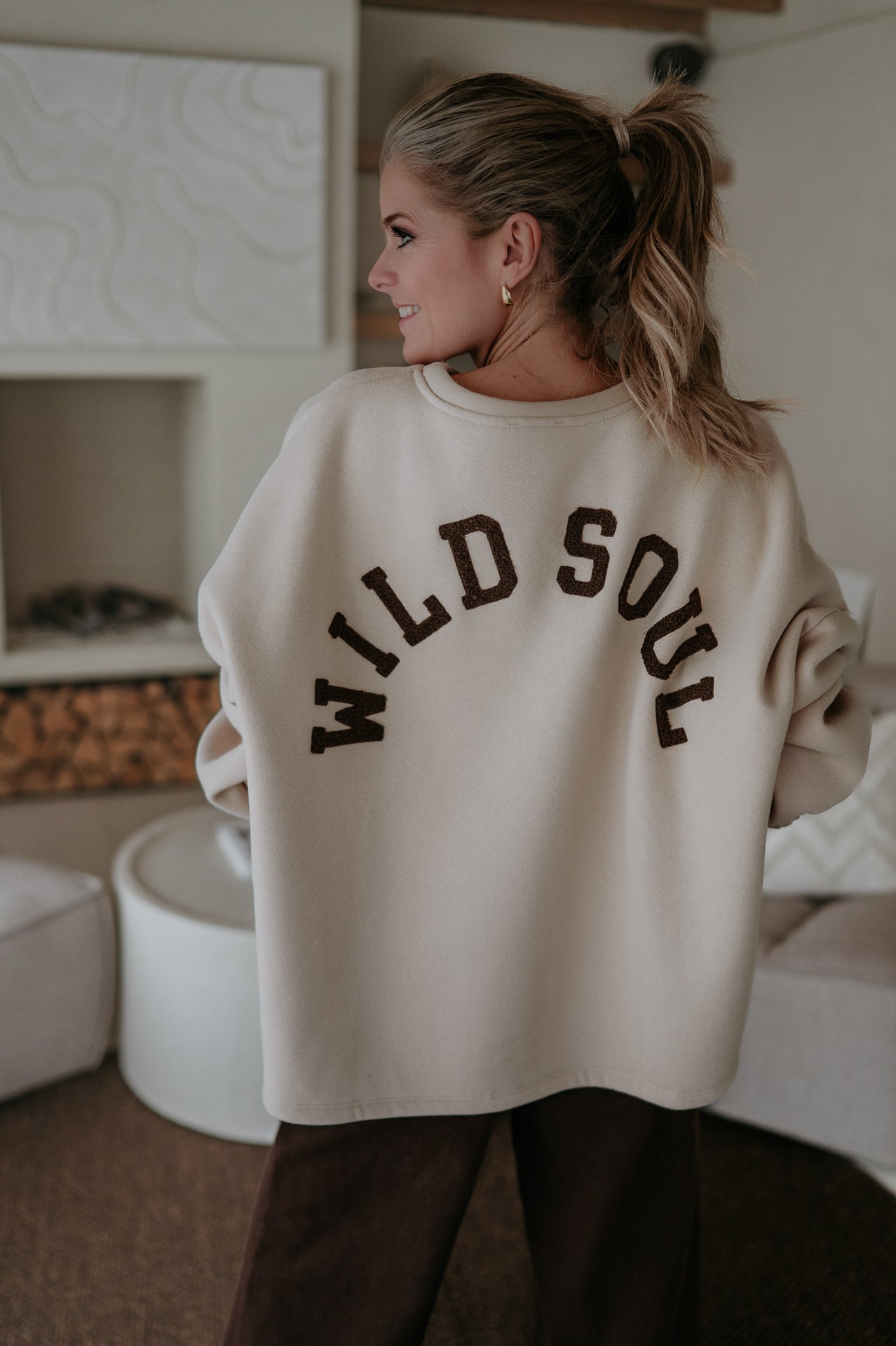 Solido sweater 'WILD SOUL' I Beige - Wild Souls by JV® - 