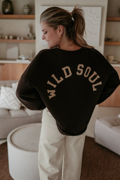 Solido sweater 'WILD SOUL' I Brown - Wild Souls by JV® - 
