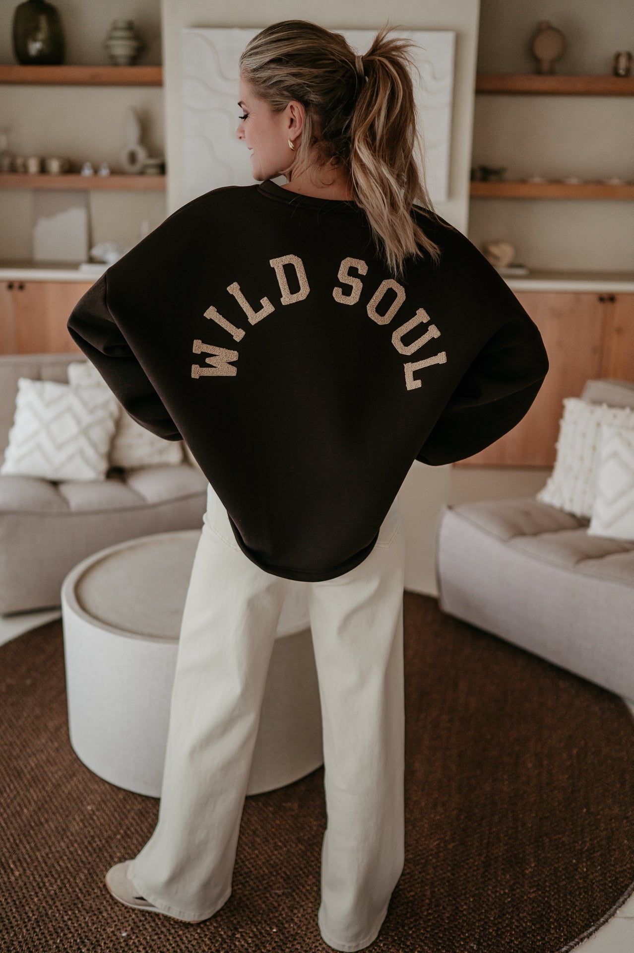Solido sweater 'WILD SOUL' I Brown - Wild Souls by JV® - 