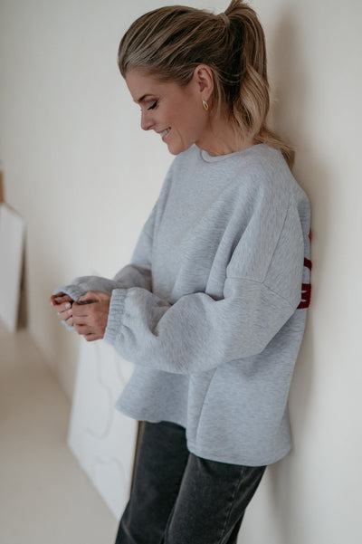 Solido sweater 'WILD SOUL' I Grey - Wild Souls by JV® - 