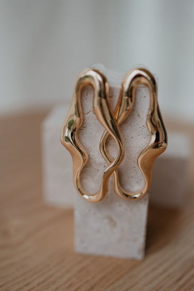 Solima earrings I Gold - Wild Souls by JV® - Earrings