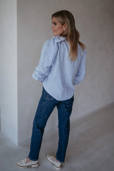 Solito blouse I Striped Blue - Wild Souls by JV® - Blouses