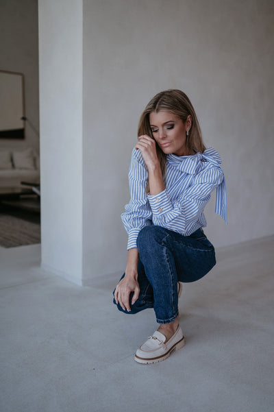 Solito blouse I Striped Blue - Wild Souls by JV® - Blouses