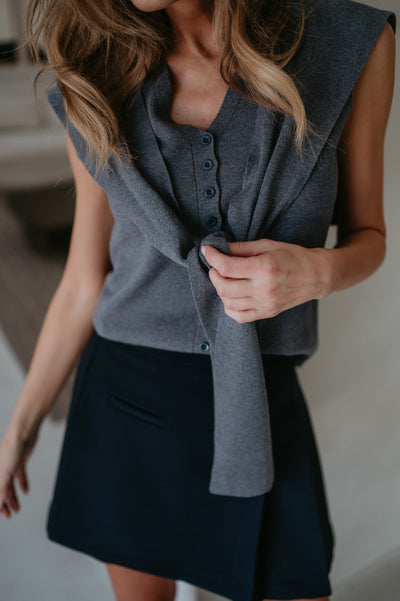 Spiffero top I Grey - Wild Souls by JV® - Tops
