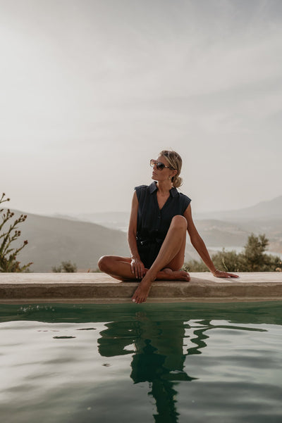 Spoglio playsuit I Blue - Wild Souls by JV® - Playsuits