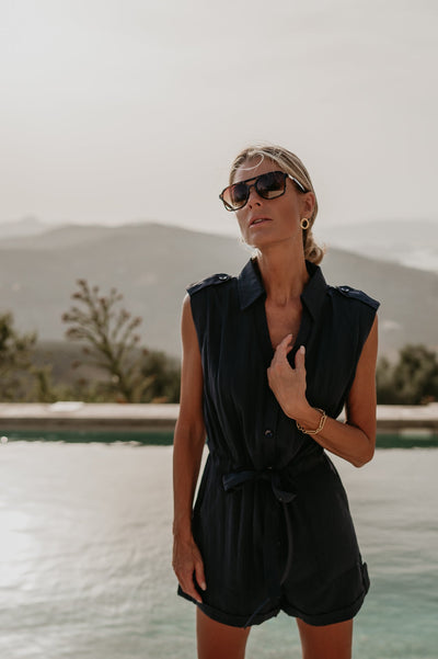 Spoglio playsuit I Blue - Wild Souls by JV® - Playsuits