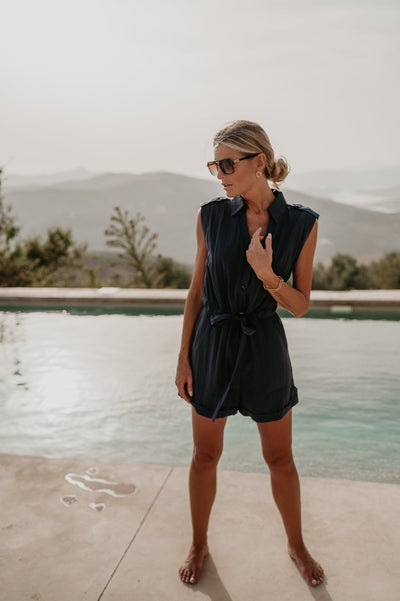 Spoglio playsuit I Blue - Wild Souls by JV® - Playsuits