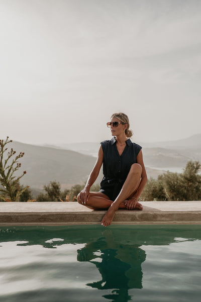 Spoglio playsuit I Blue - Wild Souls by JV® - Playsuits
