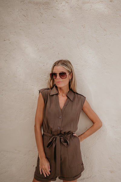 Spoglio playsuit I Chocolate - Wild Souls by JV® - Playsuits